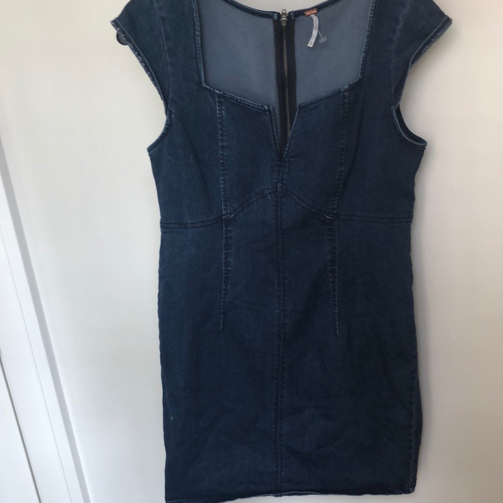 Jean Free People dress